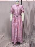 Radiant Elegance: Luxury Slim-Fit Long Dress for Women